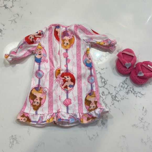 Princess Nightgown & Slippers (American Girl Doll/My Generation Dolls) - Picture 3 of 3